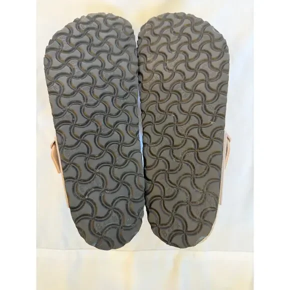 NWOT Birkenstock Gizeh Birko Flor Metallic Copper Rose Gold Thong Sandals, 41 M - Picture 5 of 5